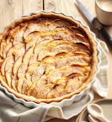 Tarte amandine aux pommes et poires