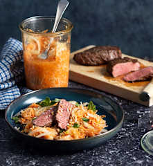 Sellerie mit Karotte und Apfel fermentiert (mit Gemüsestyler)