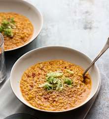 Kimchi risotto