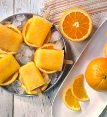 Παγωτίνια πορτοκάλι