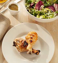 Pilons de poulet marinés au citron et aux herbes