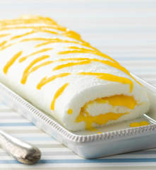 Torta de claras com manga