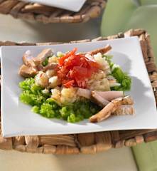 Salat mit Putenbrust