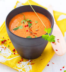 Gazpacho con cúrcuma