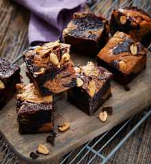 Erdnusscreme-Brownies