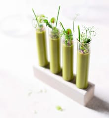 Crema verde de verduras