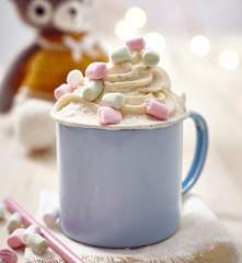 Vanille-Marshmallow-Drink (heiß)