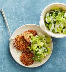 Halloumi-Gemüse-Taler