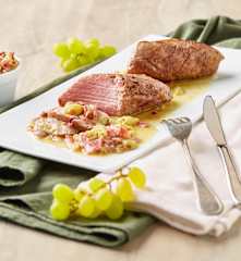 Filetto di maiale all’uva