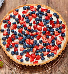 Erdbeer-Blaubeer-Tarte