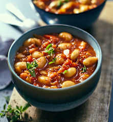 Bohnen-Tomaten-Eintopf
