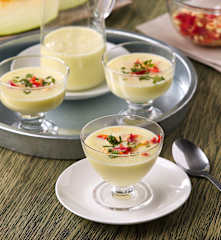 Sopa fría de melón
