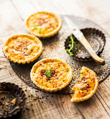 Tarta de calabaza (Tartelette au potiron)