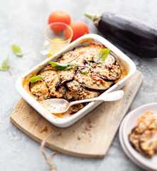 Gratin d'été au poisson façon parmigiana