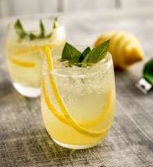 Elderflower Basil Gin Fizz