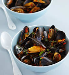 Mejillones a la provenzal (Moules à la provençale)
