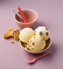 Glace vanille aux noix de pécan caramélisées