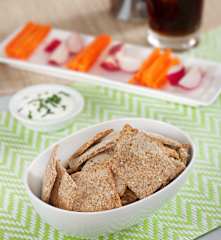 Crackers de salvado de avena