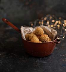 Croquetes de batata e bacon
