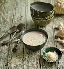 Creme de castanhas e couve-flor