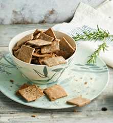 Crackers au sarrasin et romarin