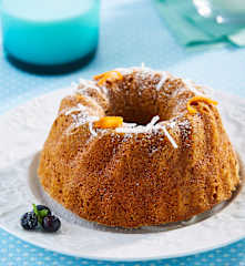 Panqué de zanahoria y coco sin gluten