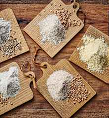 Granos de cereal molidos (150-250 g)