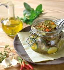 Melanzane e zucchine marinate