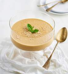 Mousse de dulce de leche y café