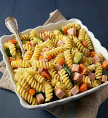 Ham and Veggie Pasta Salad