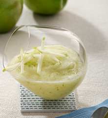 Sorbete de manzana verde