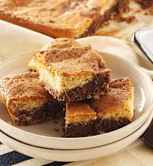 Brownies marmoreados