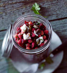 Rote-Bete-Kichererbsen-Salat