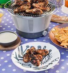 Muslos de pollo crispy cajún con salsa Alfredo