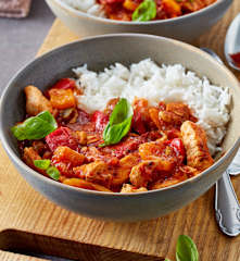 Chicken with capsicum