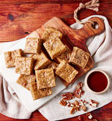 Maple Pecan Blondies