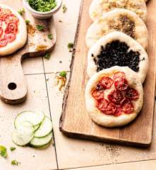 Manakish (pão za'atar)