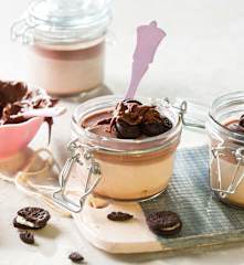 Yogur de chocolate con galletas en Varoma