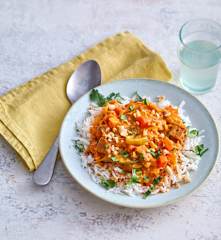 Mafé aux patates douces et riz