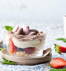 Nids de trifle au chocolat