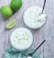 Mousse de limão fit