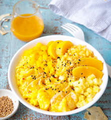 Poke bowl jaune