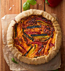 Torta salata tricolore