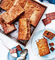 Moelleux aux barres chocolatées