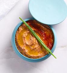 Hummus di cannellini e cipolla di Tropea