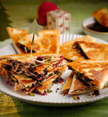 Christmas Quesadillas