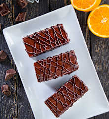 Tortine all'arancia e cioccolato