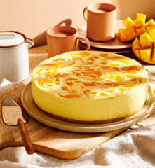 No-bake mango cheesecake