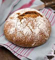 Pain alpin de seigle au levain