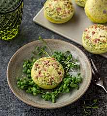 Frittata aus dem Eier-Pochierer